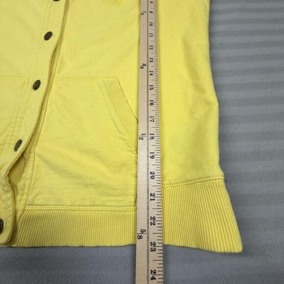 Ralph Lauren LRL Jeans Co Hoodie Womens XL Yellow Cotton Logo - Picture 13 of 15